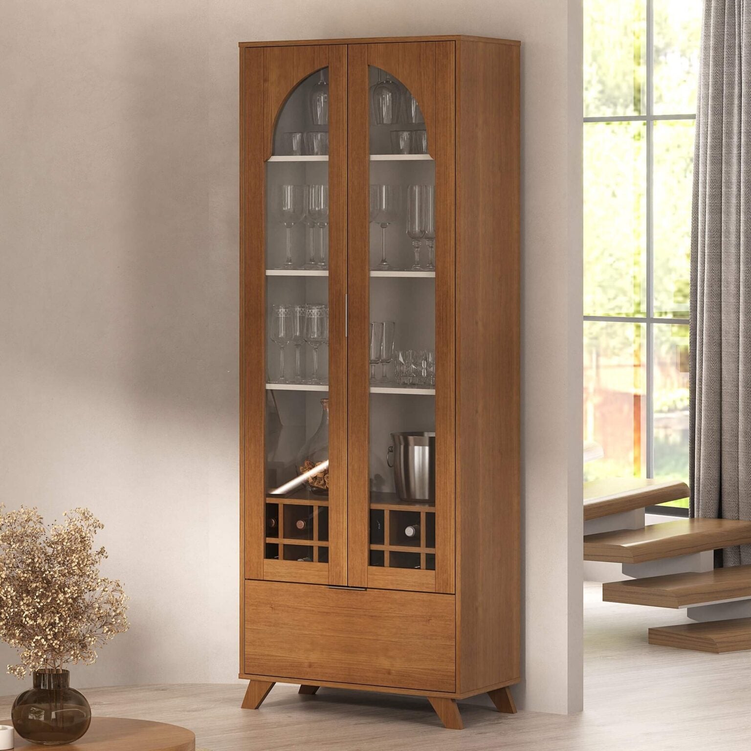 Cristaleira Murano Cinamono/Off White – ARTELY