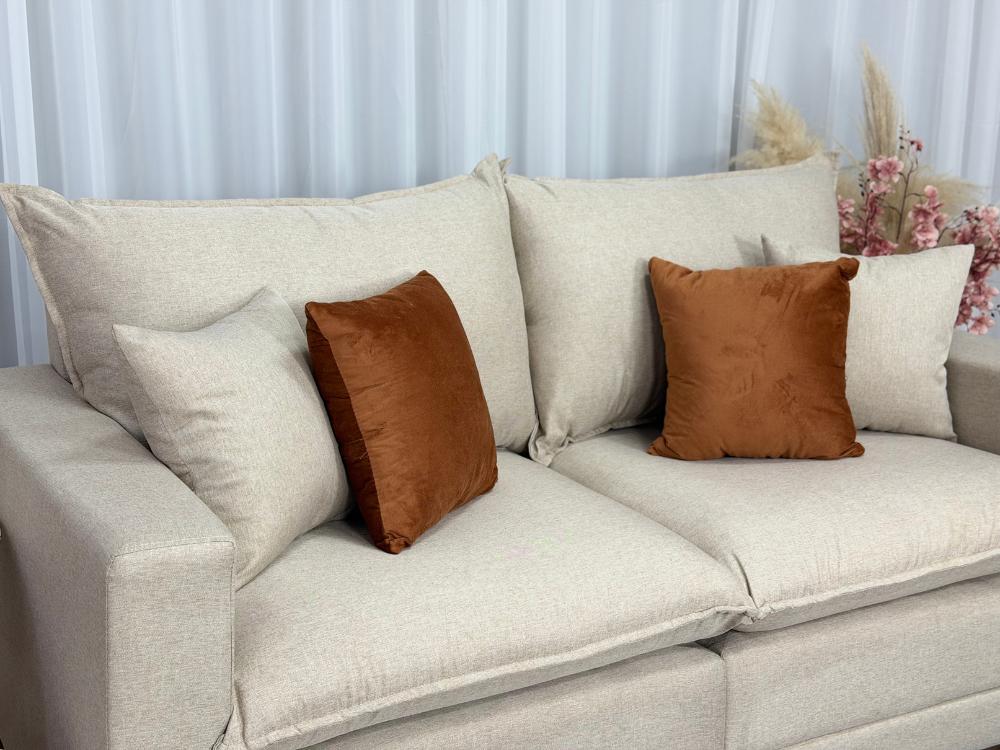 Sofá Beirut Living Molas Ensacadas 1.80m – Bege Linho