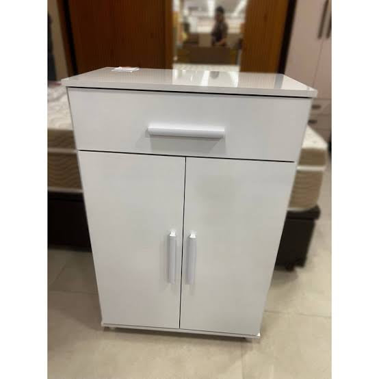 Balcão de cozinha 2 portas 1 gaveta Juliana – Branco - Móveis furniture