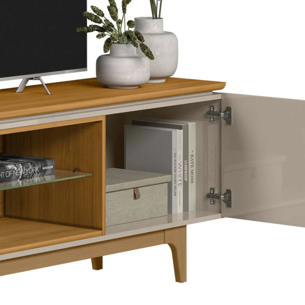 Rack Miami 200cm para TV de até 75" Linea Brasil - Móveis furniture