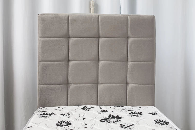 Cabeceira Solteiro Belli Cinza - Móveis furniture
