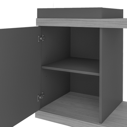 Rack Bar até 60″ Madrid Pinho/Off White – ARTELY - Móveis furniture