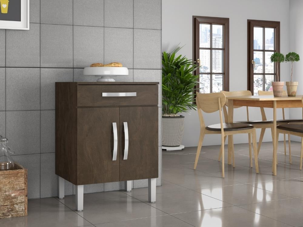 Balcão 2 portas 1 gaveta Ref.: 083 – Ipê - Móveis furniture