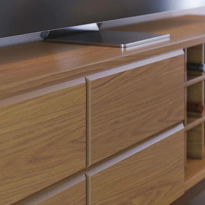 Rack Bancada Noronha Larg. 1.80m Freijó - Móveis furniture