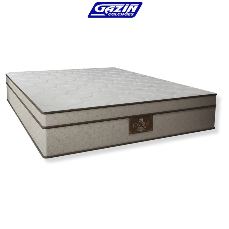Colchão Londres Queen 158x198x32cm Molas Ensacadas - Gazin