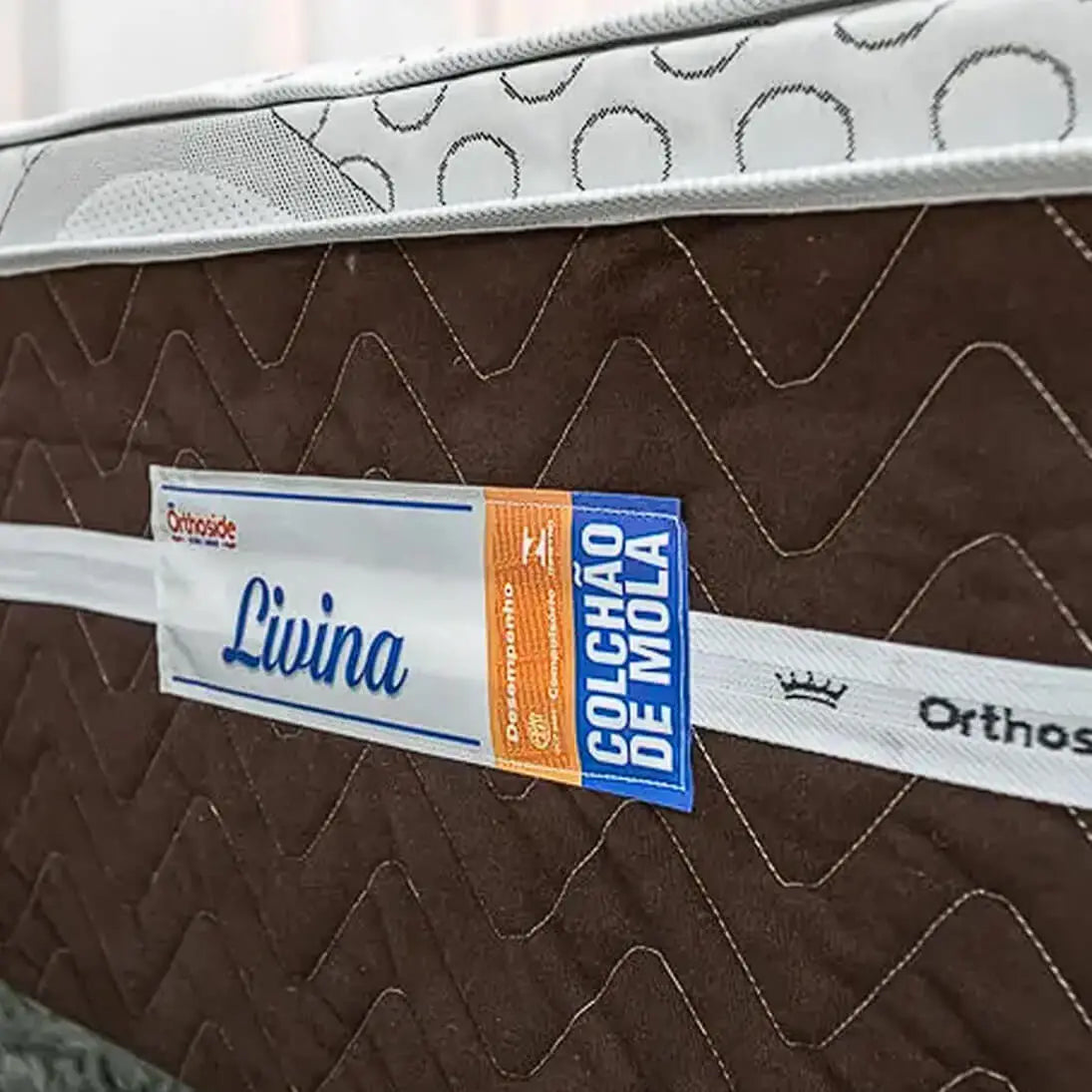 Bicama Box Livina Solteiro com Molas Ensacadas 88x188x58cm Orthoside