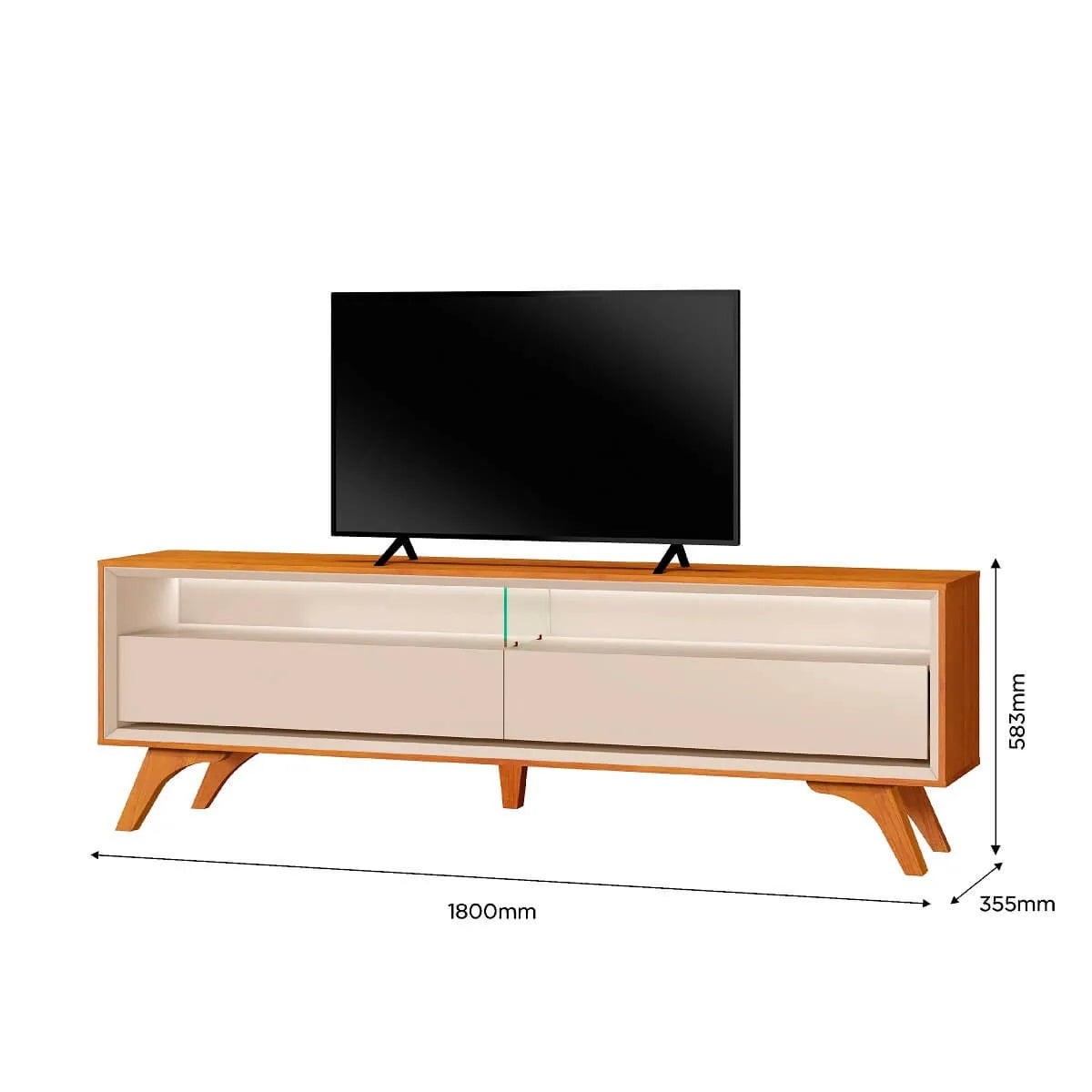 Rack Viena Naturale/Off White – MAVAULAR - Móveis furniture