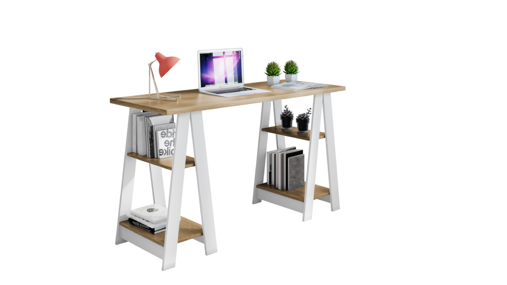 Escrivaninha Vigor Noronha/Off White - Móveis furniture