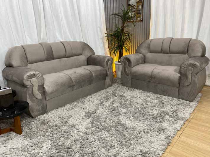 Sofá 2 e 3 Lugares Cappuccino AL Corsa