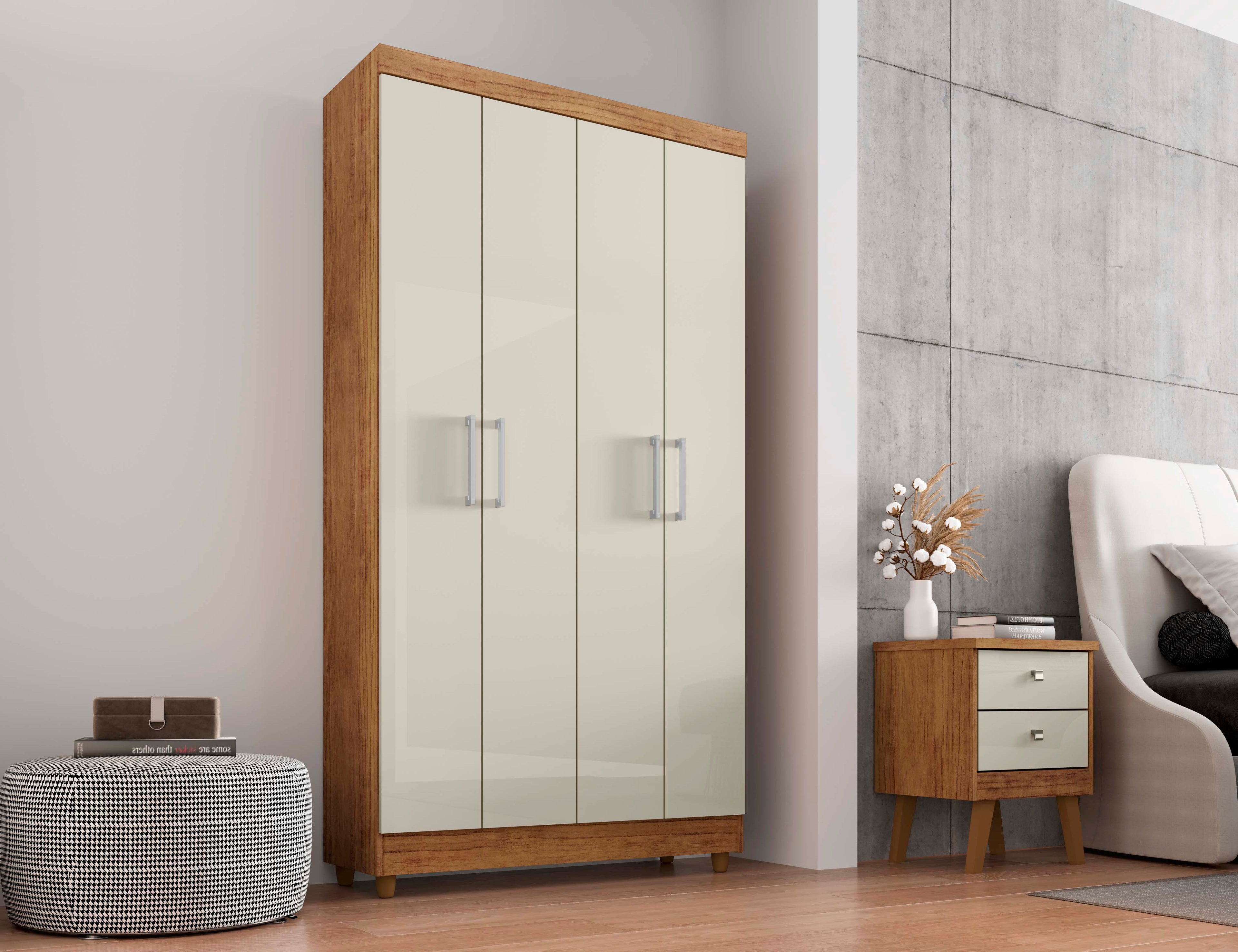 Multiuso Samanta 4 portas cedro areia