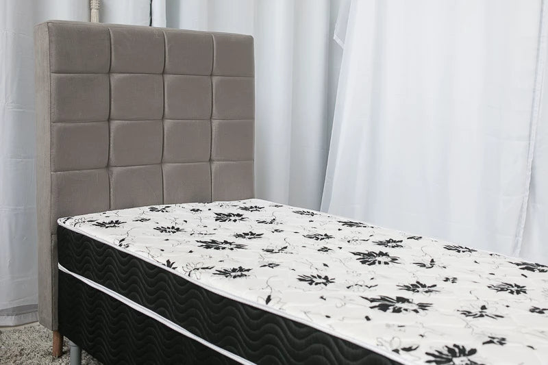 Cabeceira Solteiro Belli Cinza - Móveis furniture