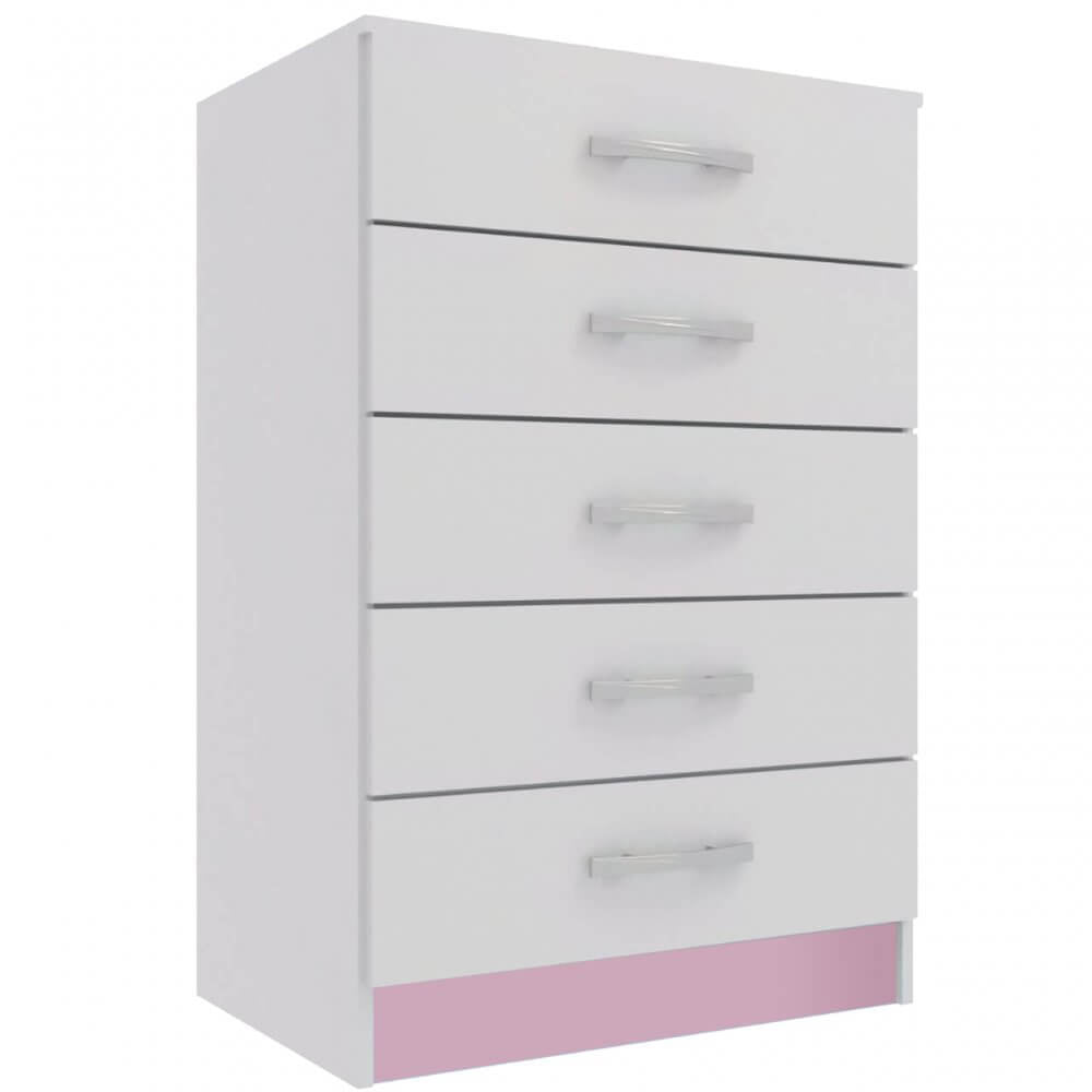 Cômoda Maxi com 5 Gavetas Evidência Móveis - Móveis furniture