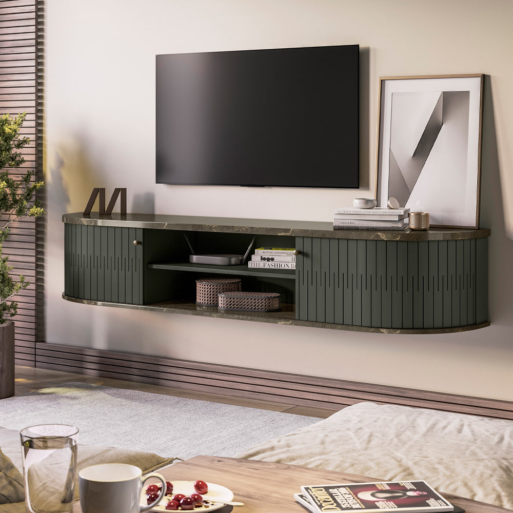 Rack Suspenso Algarve Jade.Oliva Madetec - Móveis furniture