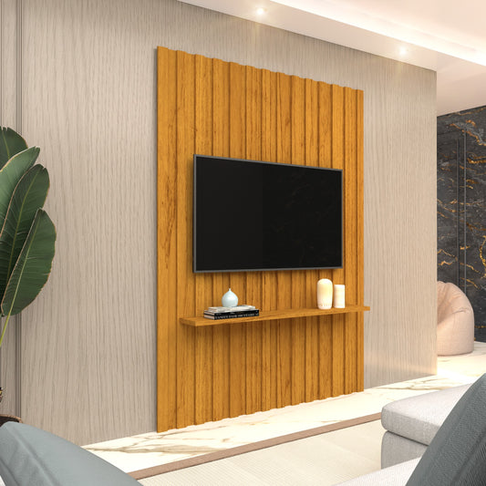 Painel Elegance Ripado 130 Naturale Gelius - Móveis furniture