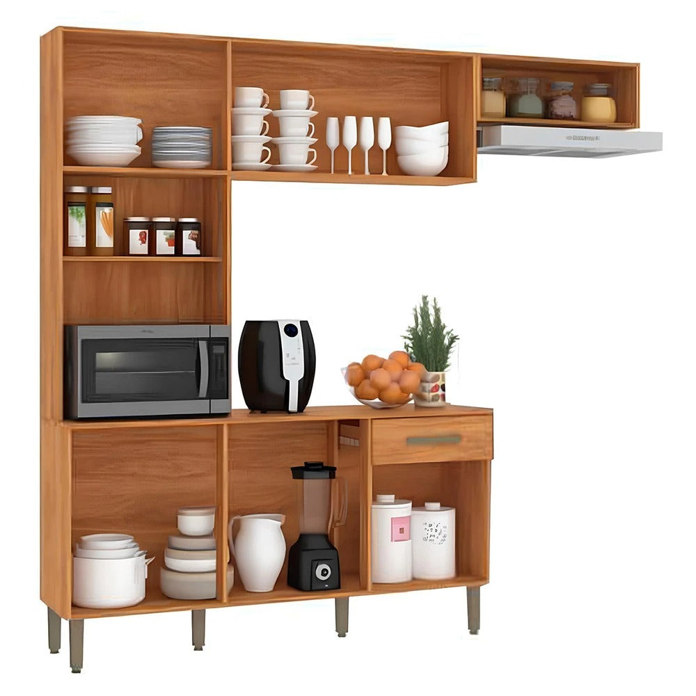 Cozinha Nina CN10 2,20 m Cinamomo/Off White – FELLICCI