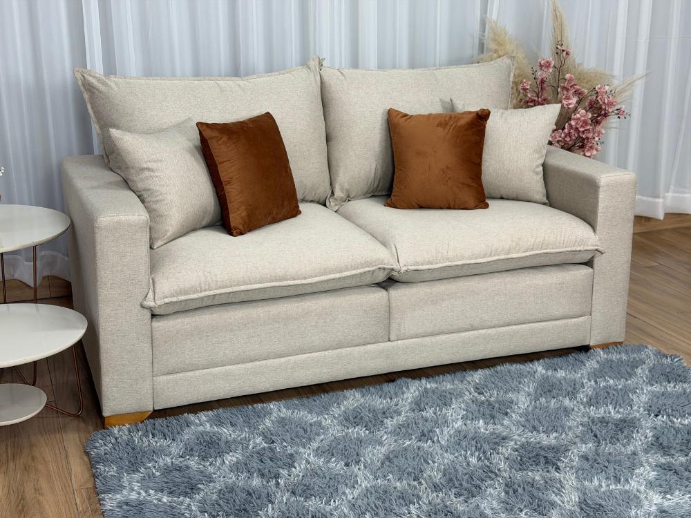 Sofá Beirut Living Molas Ensacadas 1.80m – Bege Linho