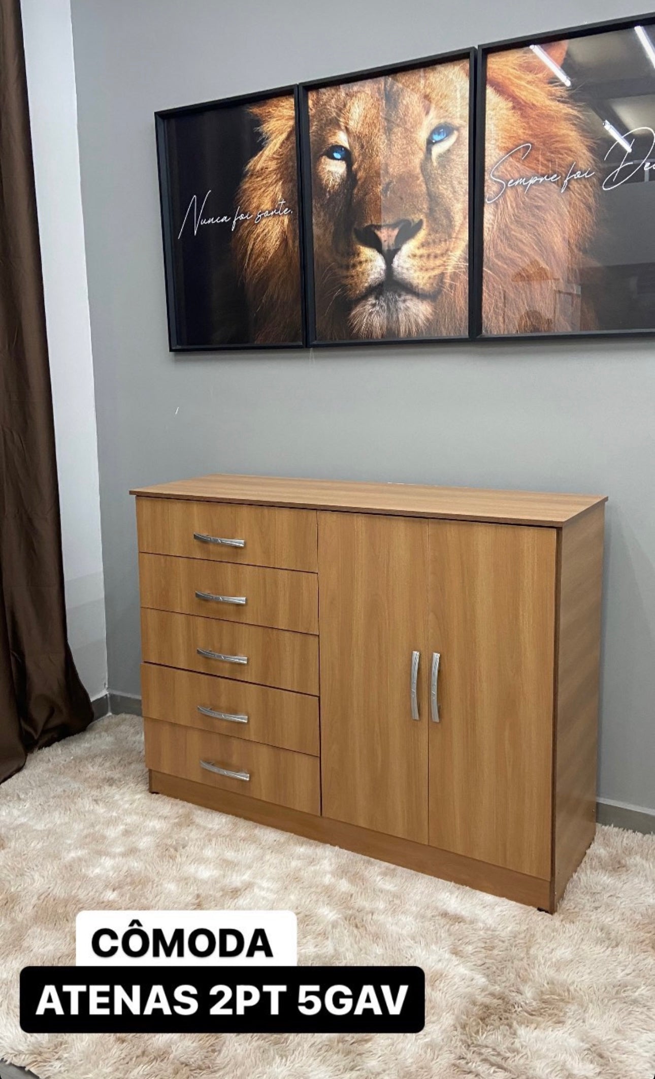 Cômoda Sapateira Dupla Miracema cinamomo – PRIMÍCIAS - Móveis furniture