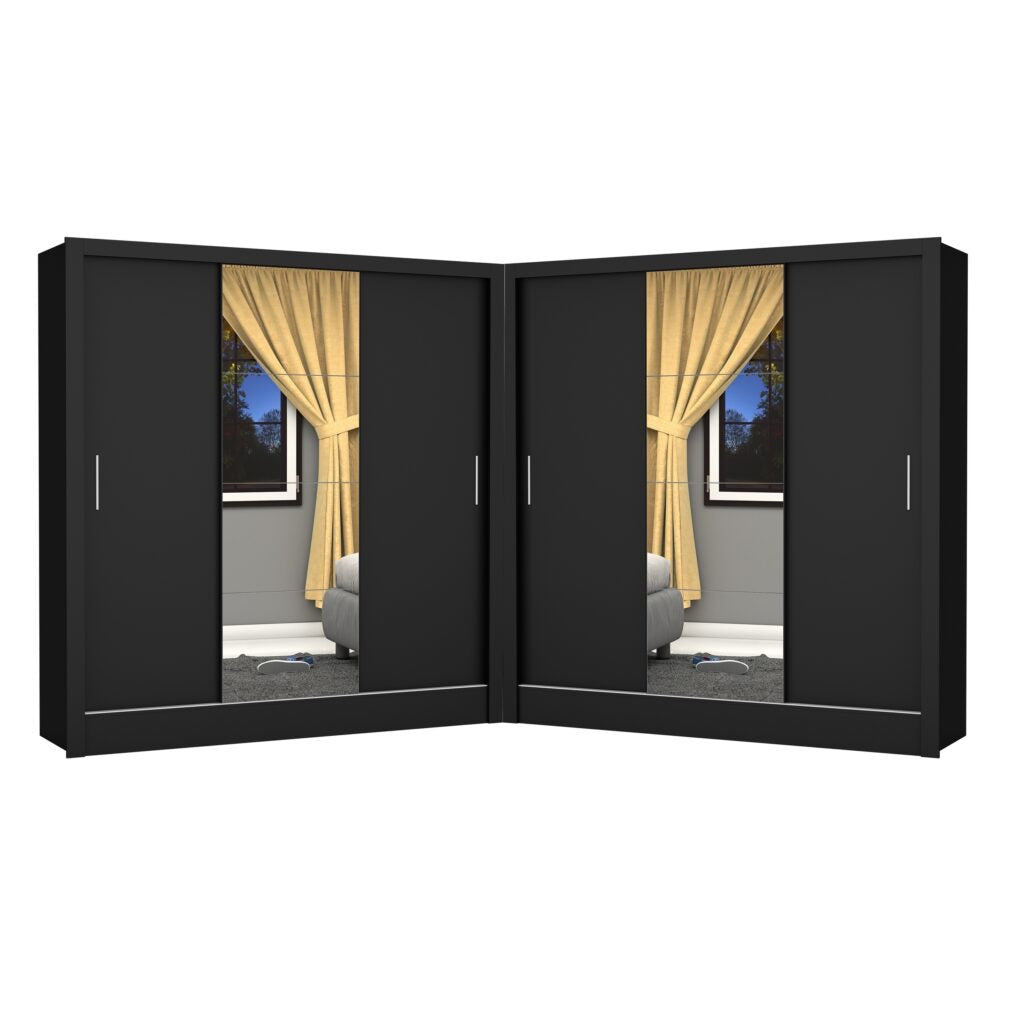 Closet Dubai/Santiago Plus Preto – CARIOCA MÓVEIS - Móveis furniture