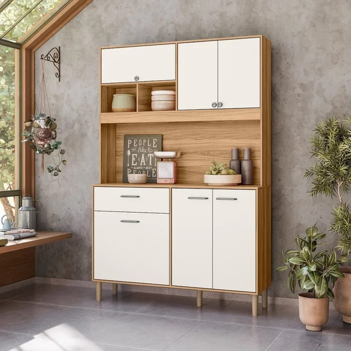 Kit Cozinha Erva Doce 120 Freijó/Off White Cristal – NICIOLI