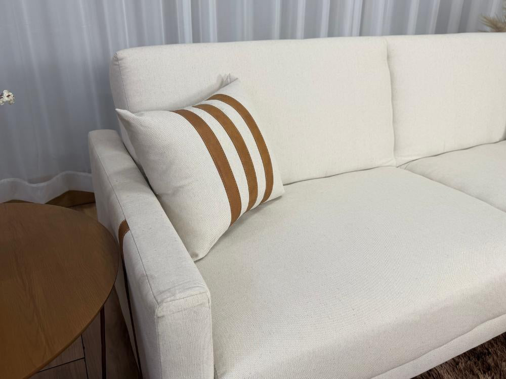 Sofa Cama Luizi 2.09m – Bege Linho