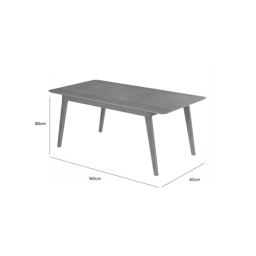 Mesa Elegance 160×80 SEM Vidro JCM - Móveis furniture