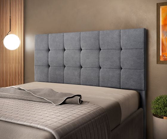 Cabec Casal Ana 140 Suede Cinza 1303 SR Cabec - Móveis furniture