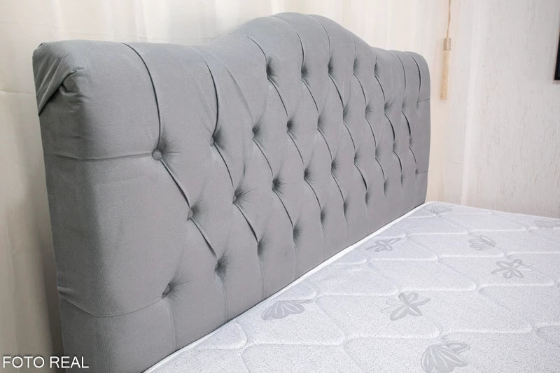 Cabeceira Casal Berlim Veludo - Móveis furniture