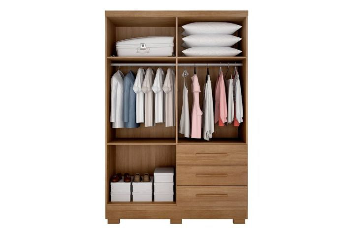 GUARDA ROUPA ENCANT 4PTS – CUMARU/FENDI –