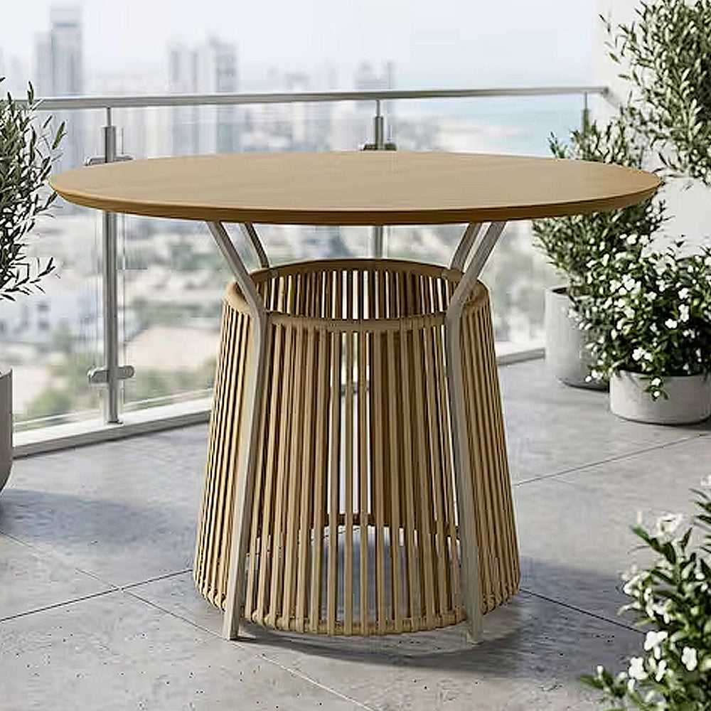 Mesa Roma Redonda 120cm com Corda Náutica Paonanda