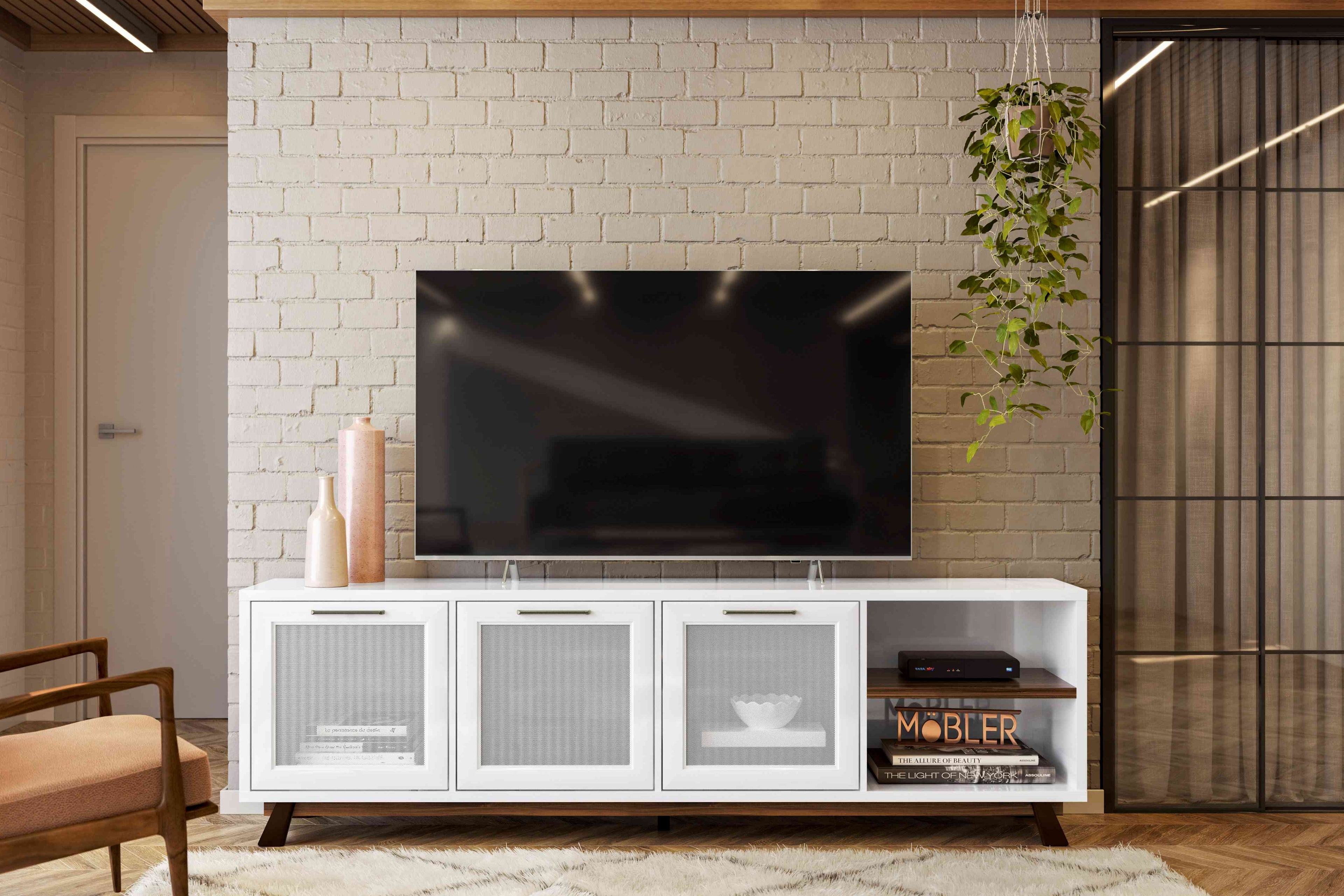 Bancada Genesis 1.9 Palisandro.Branco Mobler - Móveis furniture