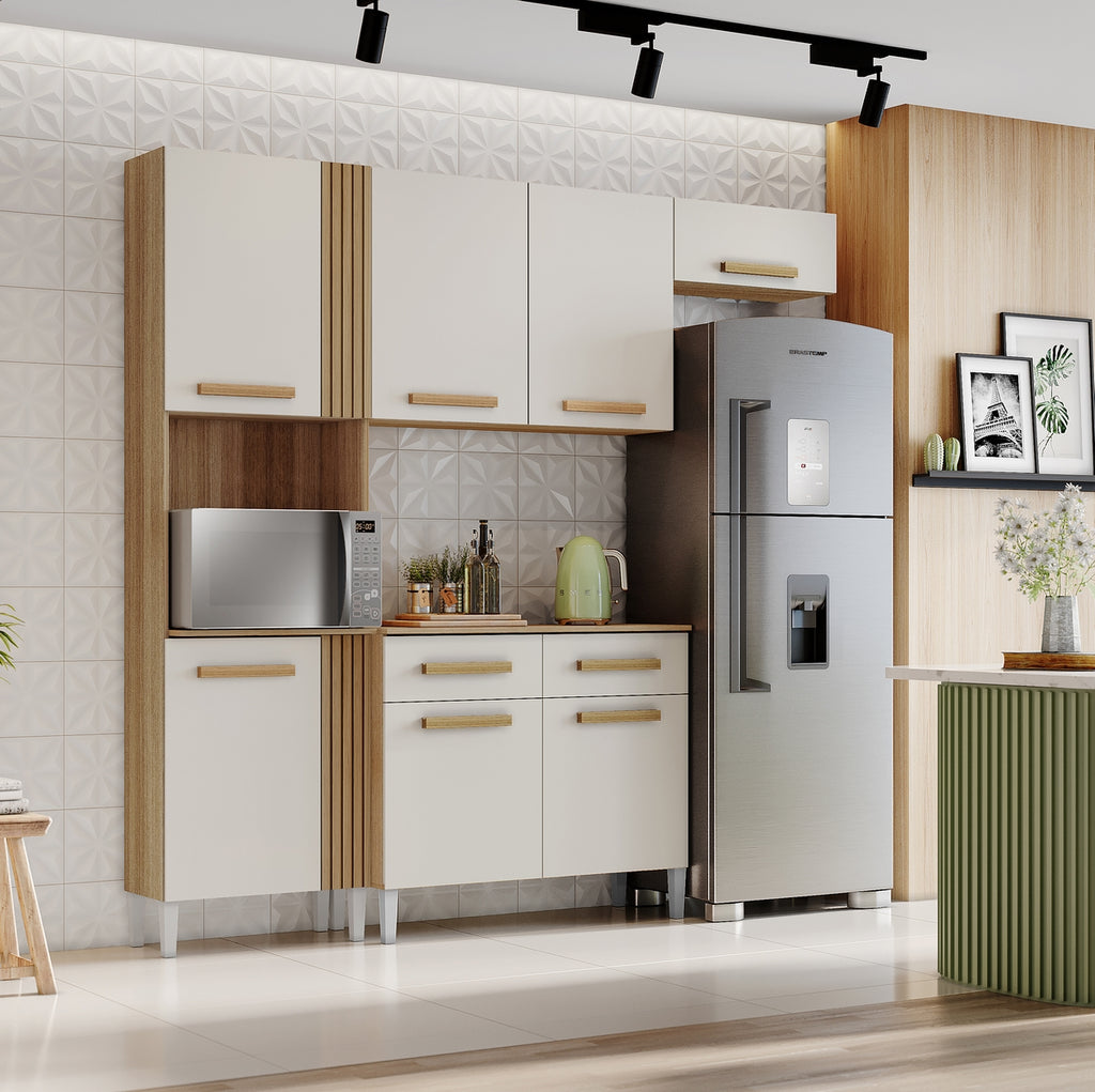 Cozinha Juma 2,10 m Atacama/Off White – ARAMÓVEIS