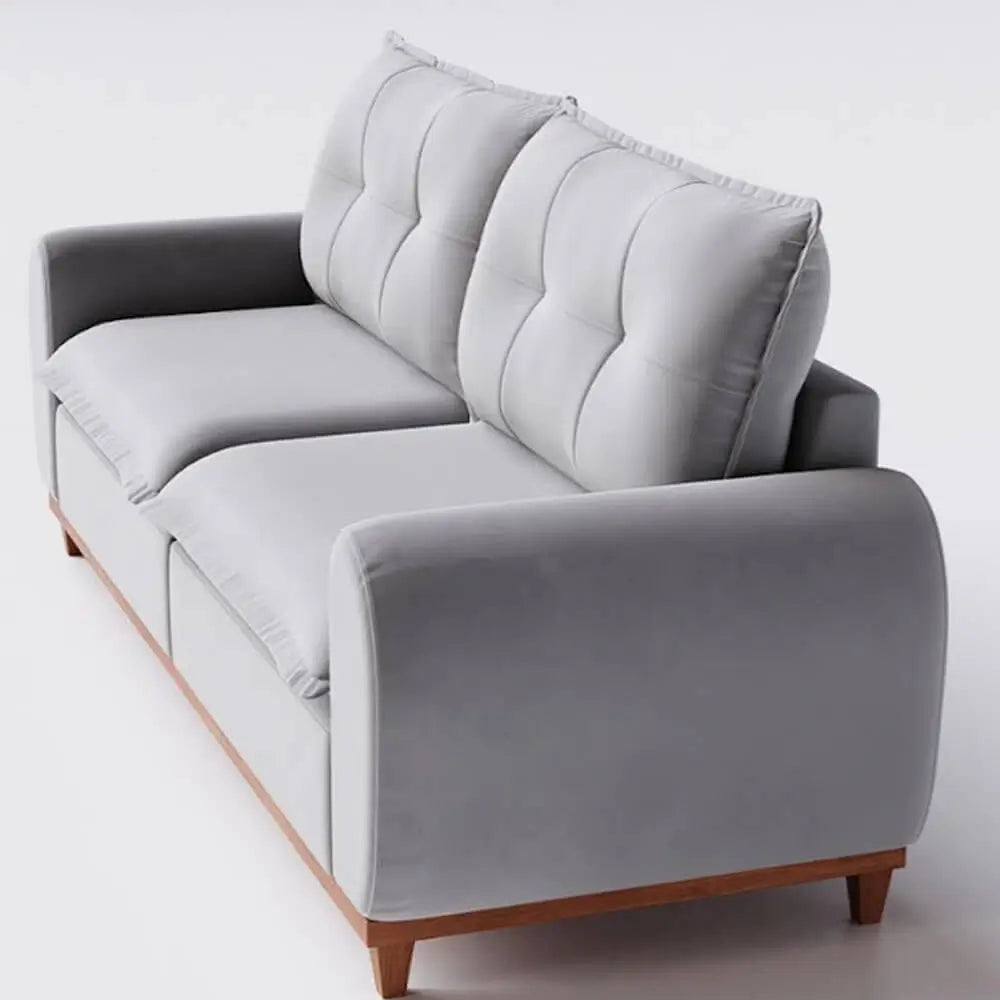 Sofá Bariloche em Veludo 4 Lugares com Almofadas Soltas 220cm Di Vitrine