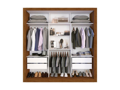 Guarda-Roupa Panamá 3 portas de correr – Branco - Móveis furniture