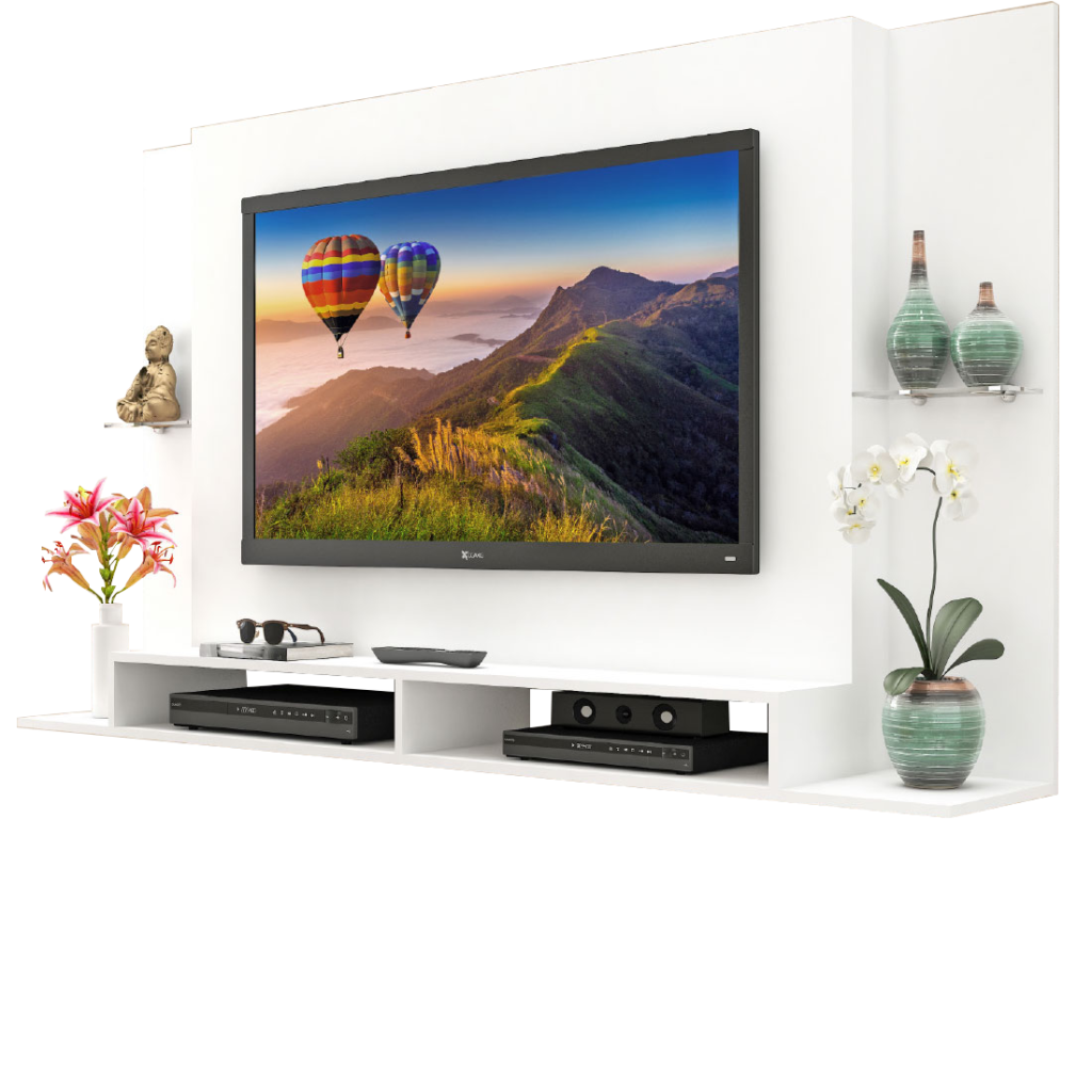 Painel até 60″ Jonas P700 Branco – FELLICCI - Móveis furniture