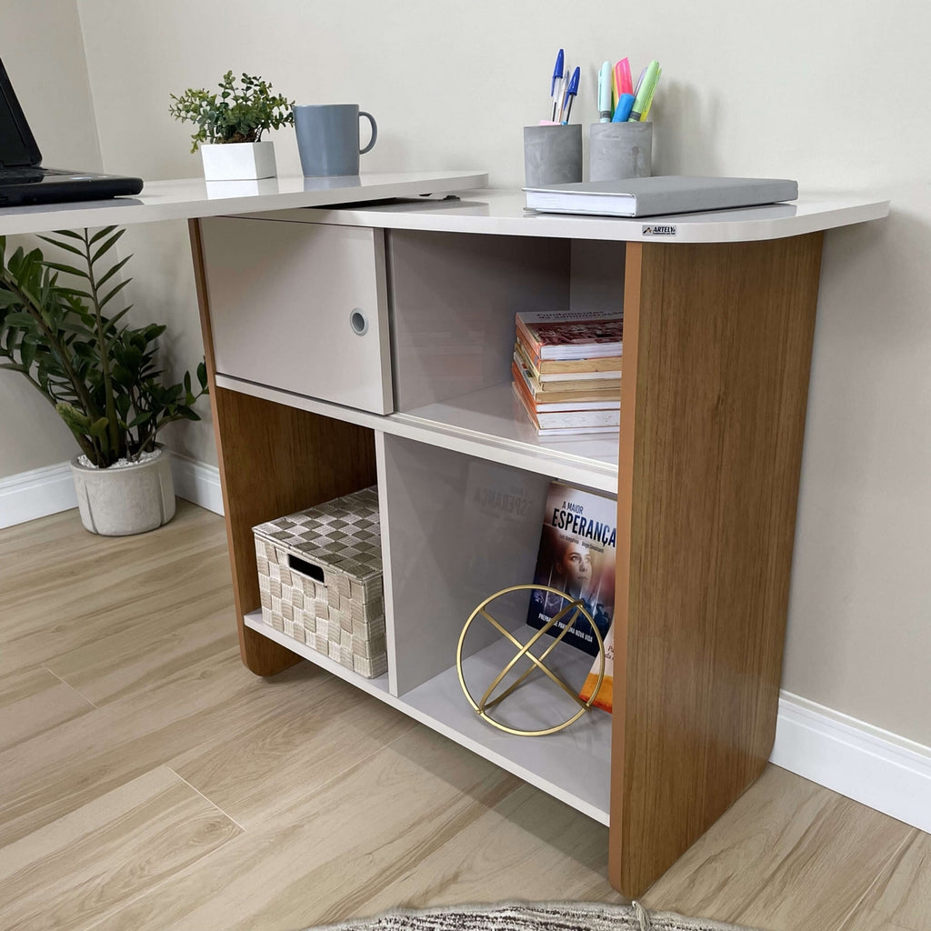 Escrivaninha Nomad Cinamono/Off White – ARTELY