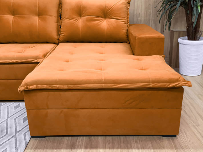 Sofá Canto Terracota Leblon - Móveis furniture