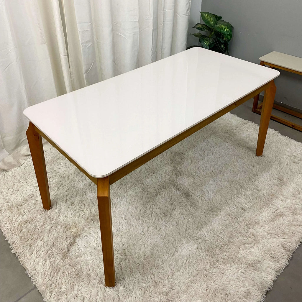Mesa Alegra 120×80 com Vidro Jcm