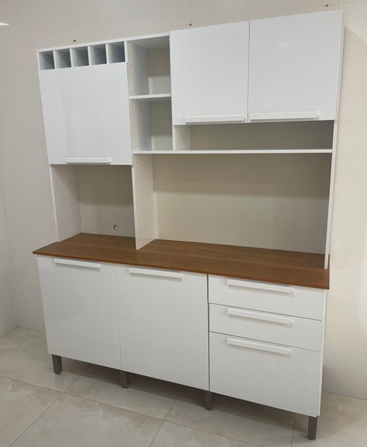 Kit Cozinha New Topázio 1,65 m Branco – SALLÊTO