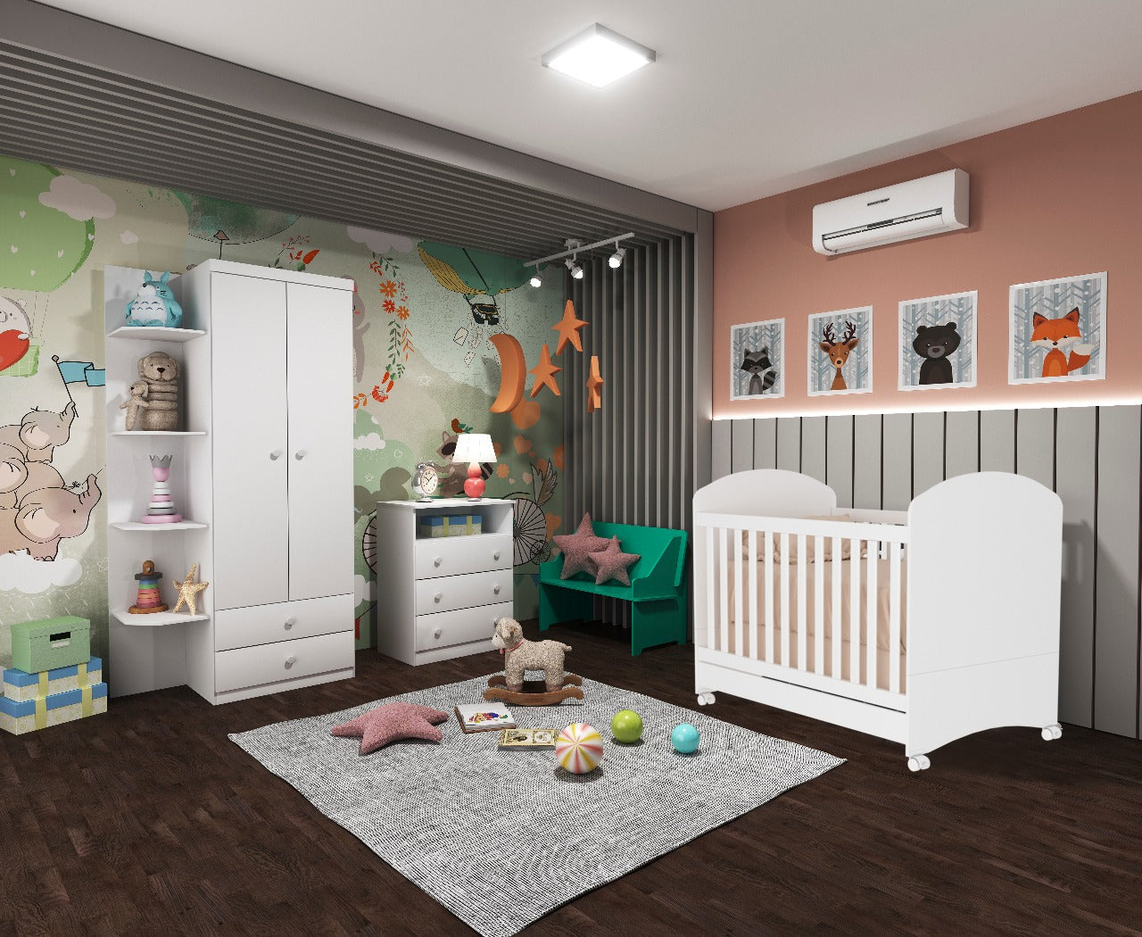 QUARTO INFANTIL TECIL - Móveis furniture