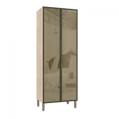 2609 Panel Dpl Cristaleira VivLuz Fresno - Móveis furniture