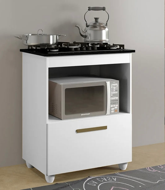 Balcão para Cooktop 4 Bocas Salvia Kaiki Móveis - Móveis furniture