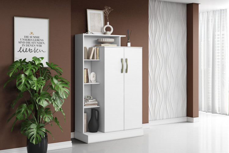Multiuso Arv Florenca 2P Branco Aramoveis - Móveis furniture
