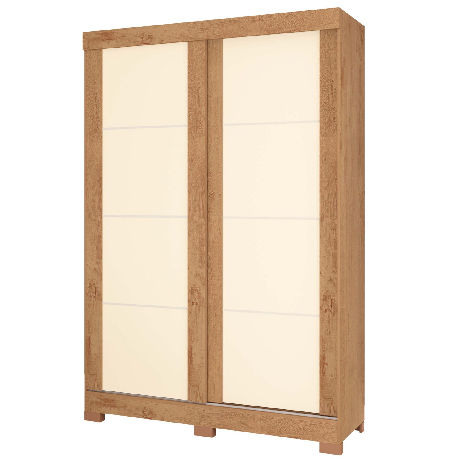 Guarda Roupa Turim Solteiro 2 Portas 2 Gavetas Atualle - Móveis furniture