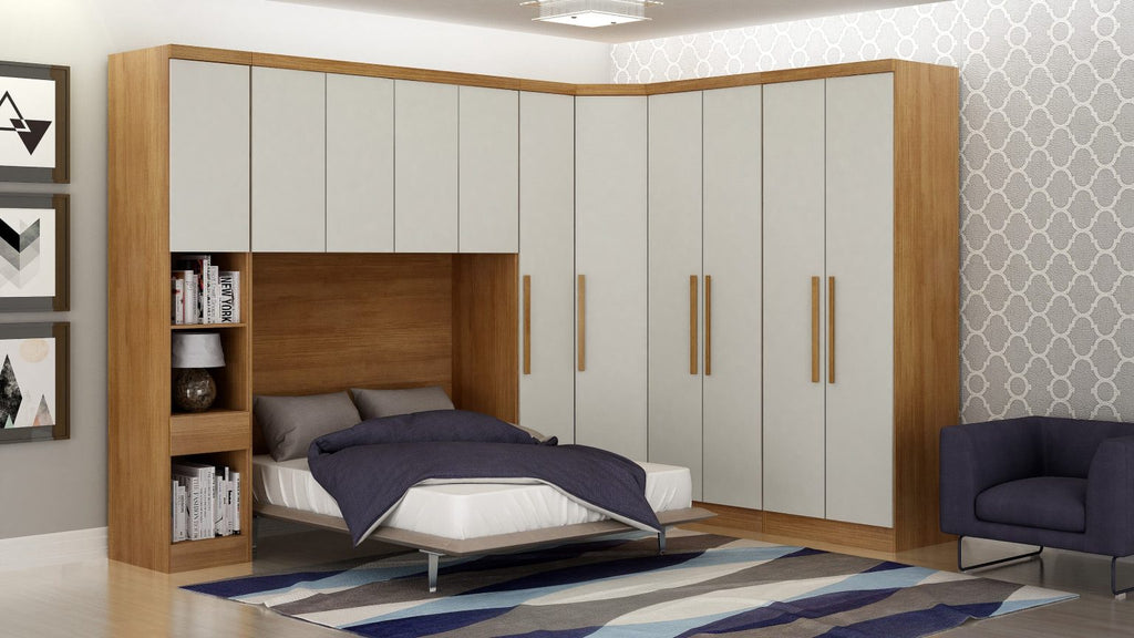 Guarda Roupa Modulado Rizon 005 Casal 6 Peças Novo Horizonte