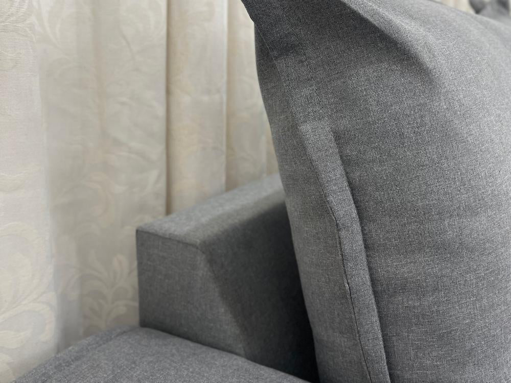 Sofá 2 lugares Arezzo Living 2.00m – Cinza Linho - Móveis furniture