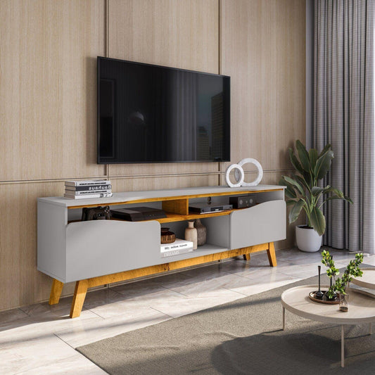 Rack até 75″ Ilhabela Off White/Naturale – BECHARA