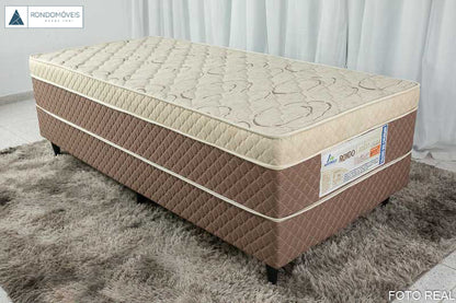 Cama Box Solteiro Rondoconfort Ortopédico D33 Selada - Rondomóveis