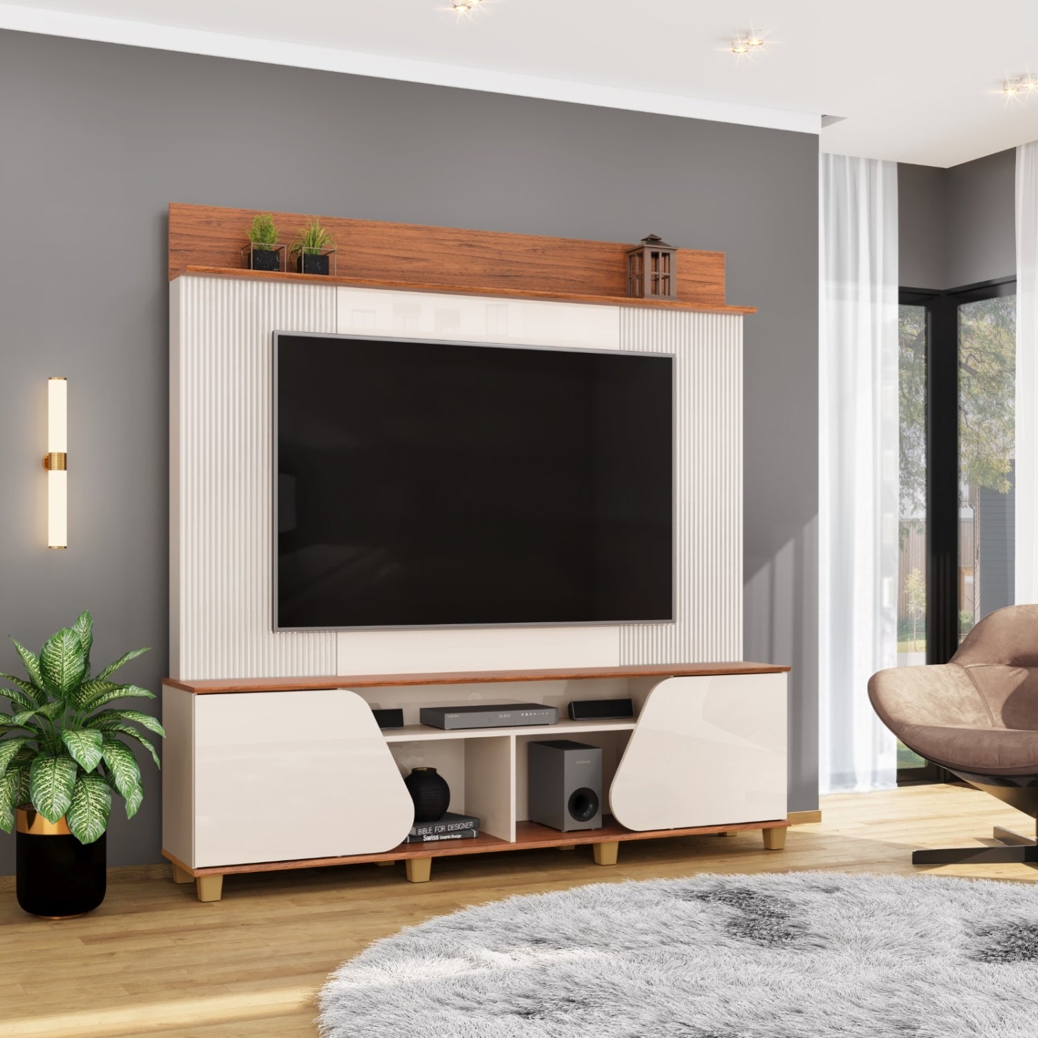 Home Henry 183 Off White.Freijo DJ Moveis