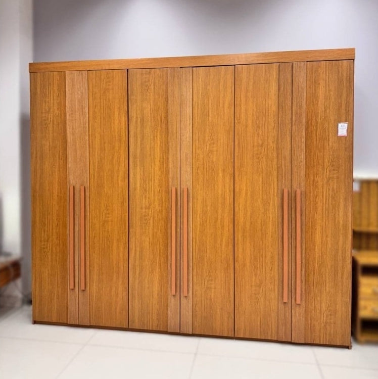 Guarda-Roupa 6 Portas Lucca Premium 2,73 m Naturale – RUFATO TO