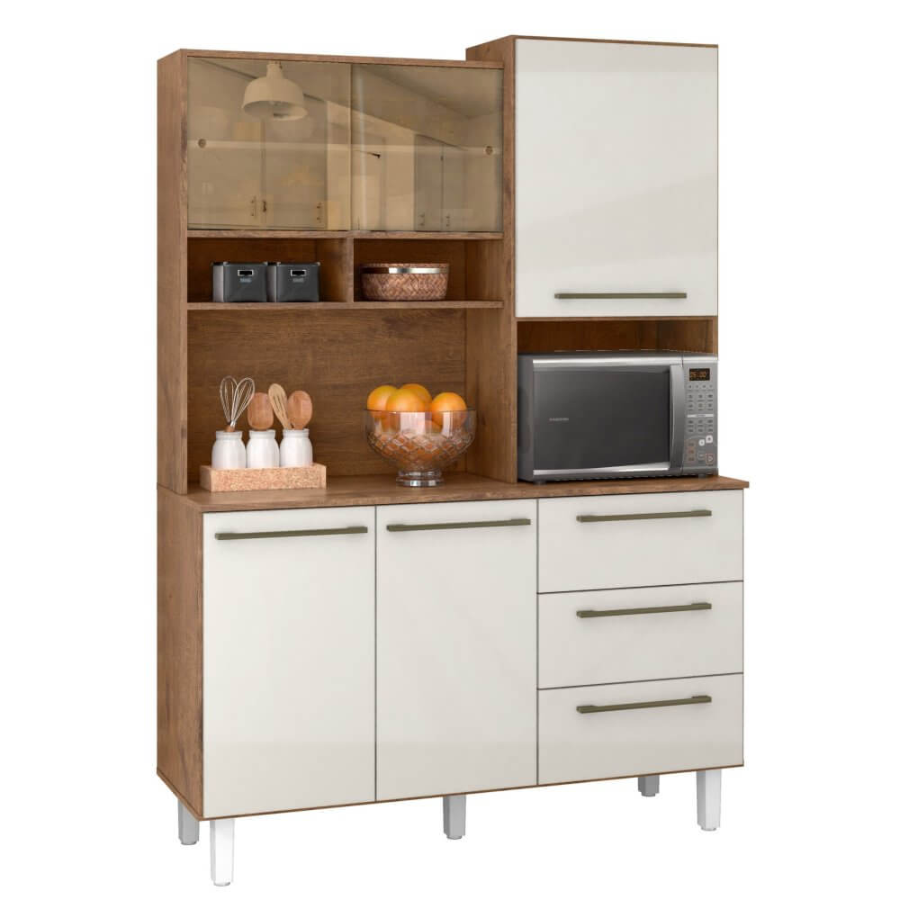 Armário de Cozinha Absoluto 5 Portas 3 Gavetas - Móveis furniture